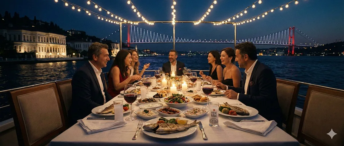 İstanbul’da En İyi Yemekli Boğaz Turu: Menü ve Tekne Seçim Rehberi