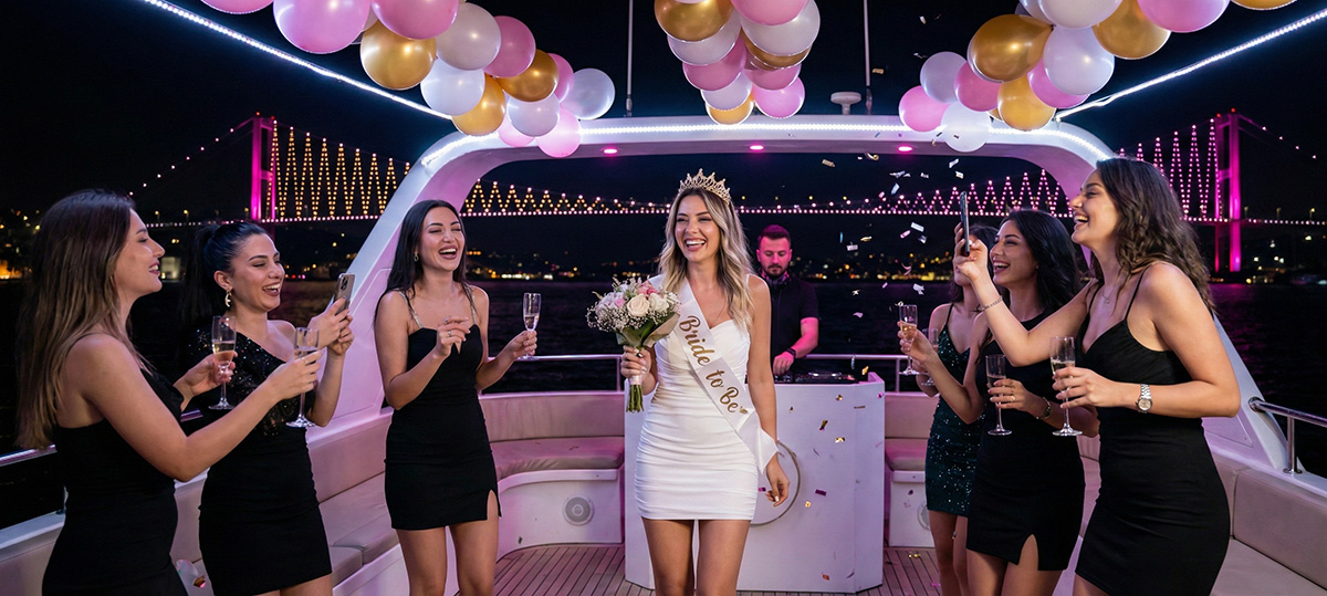 Teknede ve Yatta Bekarlığa Veda Partisi