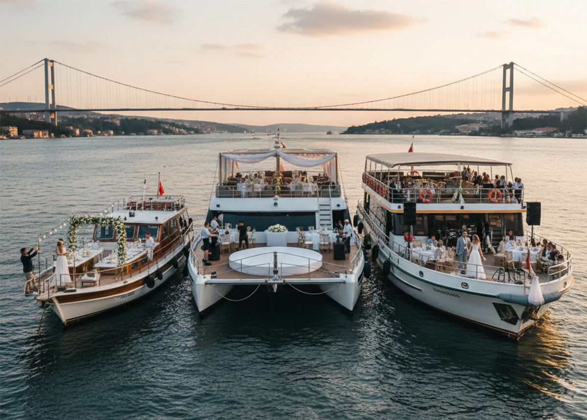 Teknede Düğün Kaç Kişilik Olur? Tekne Seçimi ve Kapasite Rehberi